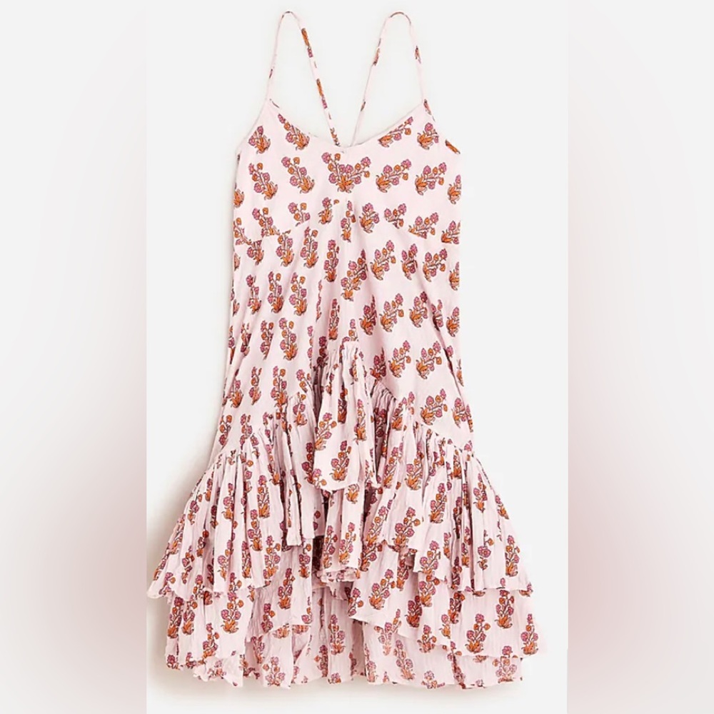 J.Crew cotton tiered beach/pool dress 🏖 XL nwt